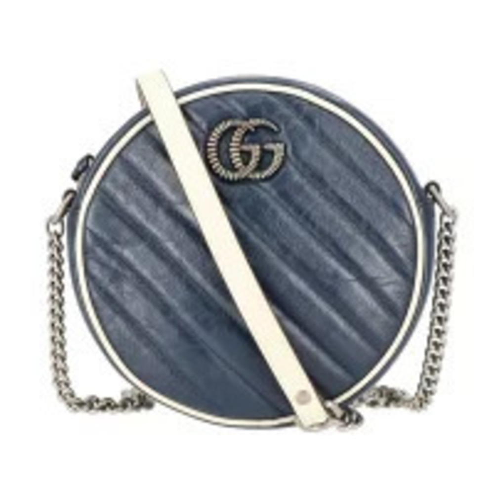 Gucci Shoulder Bag Marmont Chain Round GG - Picture 2 of 6